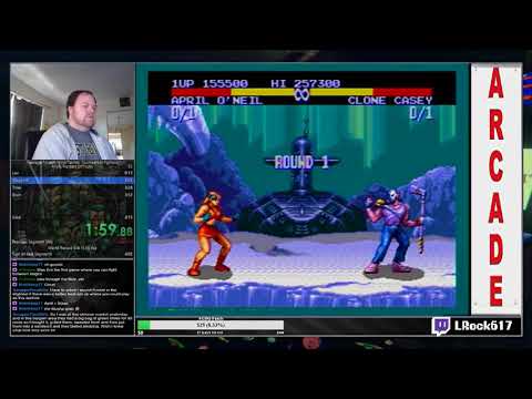 TMNT Tournament Fighters speedrun (Genesis/Hardest) - 4:07