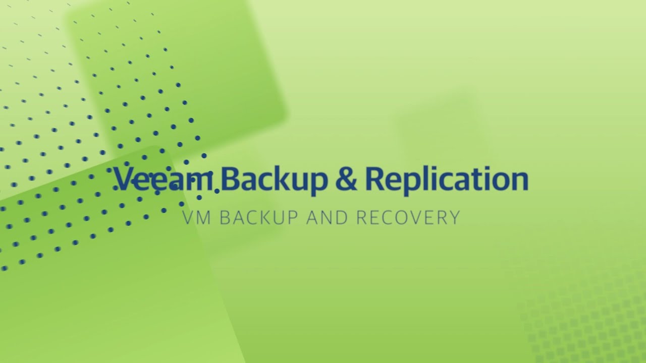 Veeam Backup & Replication - VM Backup and Recovery video