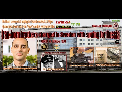 AP: Iran-born brothers charged in Sweden with spying for Russia 12/11/22 - Sweden TV`s Swedish