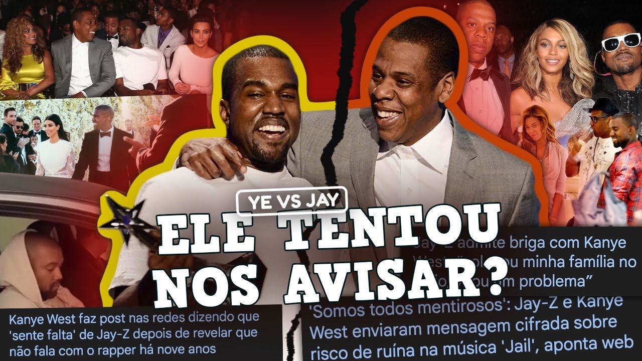 A TÓXICA RELAÇÃO DE KANYE WEST E JAY-Z *trindade do mal vs ye?*