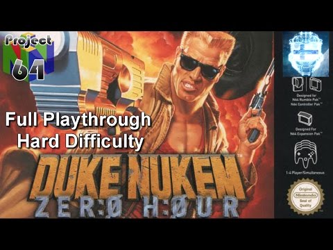 Duke Nukem: Zero Hour Full Playthrough on Hard (Project 64)