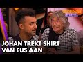 Johan trekt shirt van Eus aan: 'Hartstikke leuk ding!' | VANDAAG INSIDE