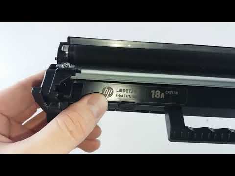 Black hp cf218a toner cartridge, for laser printer