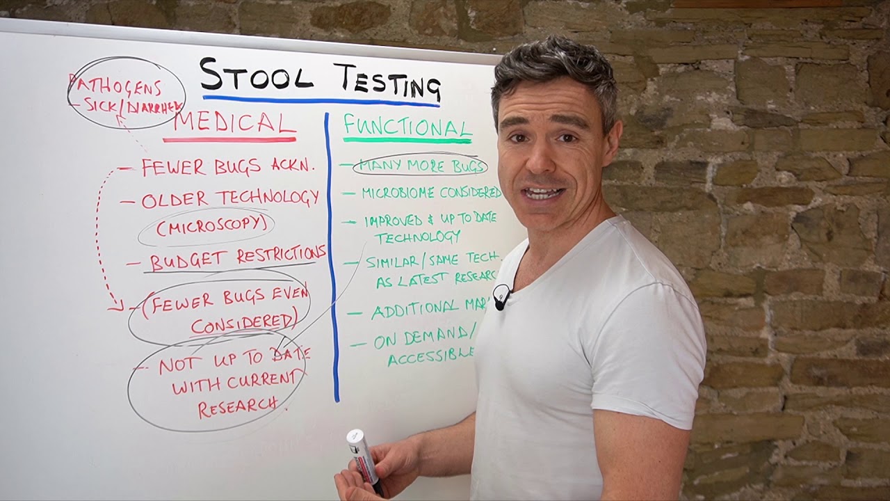 Medical stool tests vs. functional medicine stool tests for assessing digestive health - YouTube