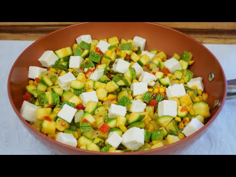 COMIDA MUY ECONÓMICA PERO MUY SABROSA Y SALUDABLE || calabacitas con elote.