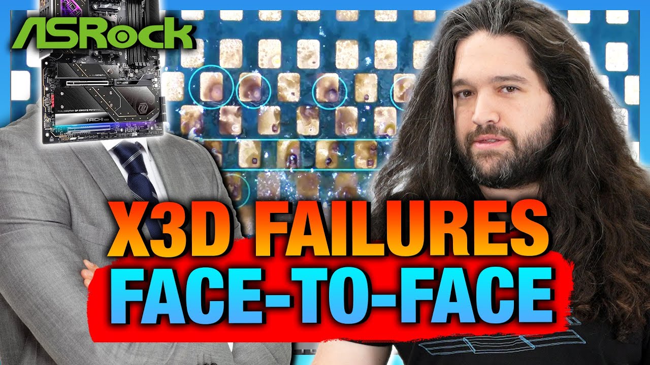 ASROCK fallas cara a cara: placas base, biografía y cpus 9800x3d-YouTube
