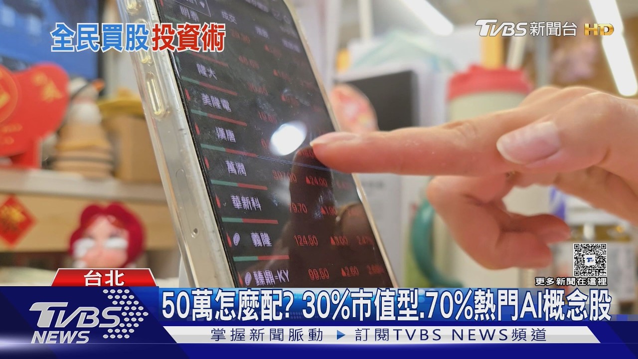 影音/手上有50萬怎麼投資?分析師曝「黃金比例」:3至5年存款翻倍