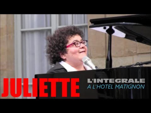JULIETTE L'INTEGRALE DU CONCERT A L'HOTEL MATIGNON PARIS LE 21 JUIN 2013