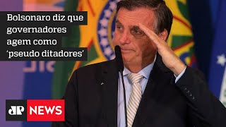 Bolsonaro critica governadores e diz que Brasil precisa de novo grito de independência