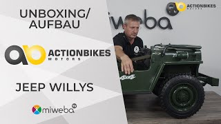 Aufbauvideo 🎬 | Jeep Willys🔧 | Actionbikes Motors | Old Scool Military Jeep | 2 Sitzer