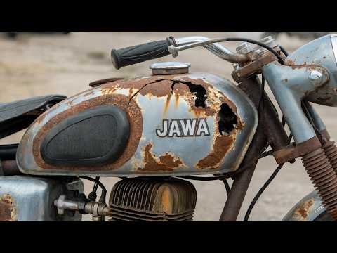 JAWA Motorcycle Full Restoration | Restored Rusty Old JAWA Motorcycle