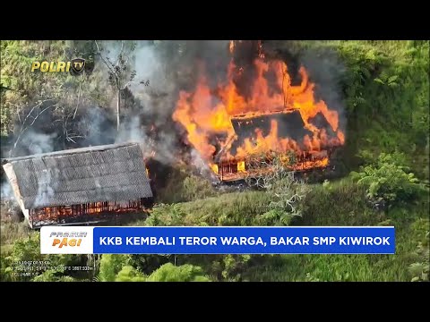 SATGAS DAMAI CARTENZ HALAU KKB YANG MEMBAKAR SMP KIWIROK DI PEGUNUNGAN BINTANG