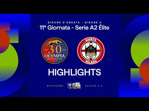 Dolomiti Energia Rovereto-Saints Milano 9-0 | Highlights | Matchday 11 | Serie A2 Elite 25/26 - A