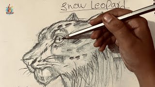 🎨 12-Year-Old Draws Snow Leopard! How to Draw a Snow Leopard (Easy Step-by-Step for Kids)