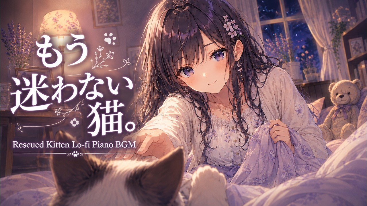 【フリーBGM】もう迷わない猫。
