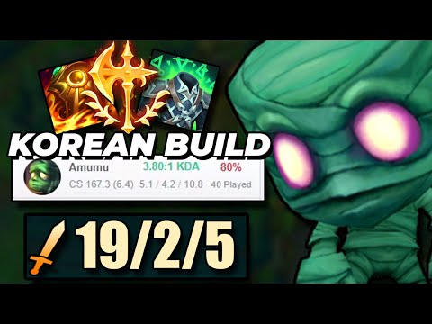 I tried a 80% Winrate KOREAN AMUMU build in Season 11..