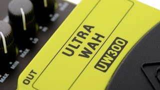 Video thumbnail for Behringer UW300 auto wah pedal with essence of phaser: review by Gearfacts