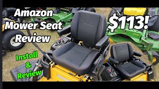 Finally!! Affordable Mower Seats Adjustable w/ arm rest. $113 Riding Mower Seats