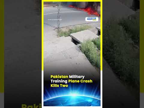 Pakistan Air Force Training Aircraft Crashes Near Mardan, Two Pilots Killed