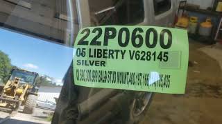 FOR SALE - 22P0600 - 2005 JEEP LIBERTY RENEGADE - 3.7L ENGINE