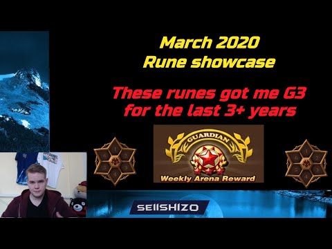 Arena Offence - Rune showcase March 2020 - Summoners War