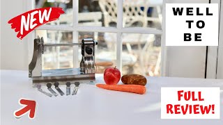 WELL TO BE      ❤️    Metal Vegetable Spiralizer - FULL  Review     ✅