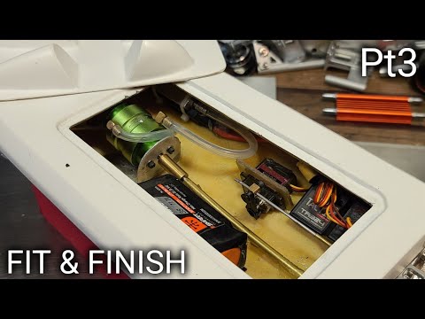 Rc Boat Build Series, Fit & Finish - Wet Pedle 16" Modified Stepped Mono Hull