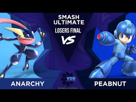 Anarchy (Greninja) vs Peabnut (Mega Man) - Losers Final - Hidden Nest #39