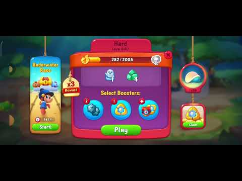 Fishdom Hard Level 8162 - 17 Moves - NO BooSTERS