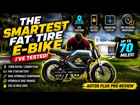 The SMARTEST Fat Tire E-Bike I’ve Tested! | Aotos Flux Pro Review
