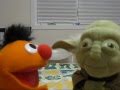 Ernie Meets Yoda On Sesame Street