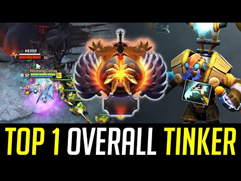 How OVERALL TOP 1 MMR plays TINKER? -  SUPER FAST HANDS DOTA 2