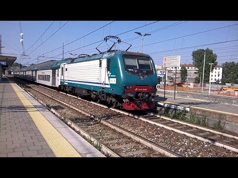 E464 240 XMPR+6 2 piani Trenord - Monza 20/06/2017