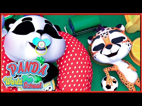 Sweet Dreams 😴🛌 + Good Habits 🍽️🥛| Nursery Rhymes Song with Lyrics | Panda World Pree School