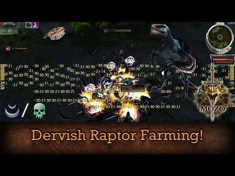 Raptor Farming - Guild Wars Dervish Farm D/N, HM