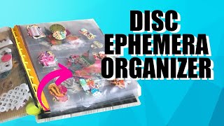 How To Make A DISC Bound Ephemera Folder - Craft Room Organization