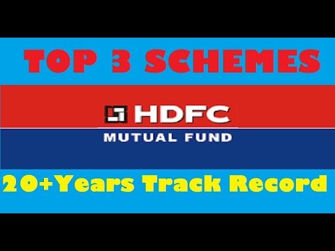 HDFC Mutual Fund की top 3 schemes with 20 + Years Consistent Performance History