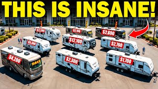 RV Prices JUST PLUMMETED — 9 Like-New Models Now Selling for Pennies (December Update)