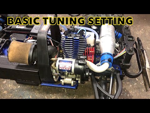 Traxxas Revo 3.3 Turning the needles to basic factory setting   Nitro Engine dont start