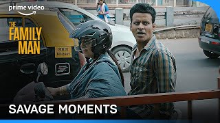 The Family Man - Savage Moments | Srikant Tiwari | Prime Video India