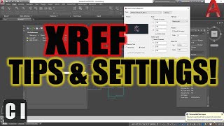 AutoCAD XREF Tips & Settings: Overlay vs Attach + More! - External References | 2 Minute Tuesday