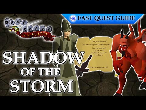 Shadow Of The Storm Quest | OSRS Quality Quick Guide [2025]