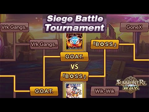 Siege Battle Tournament Season 5 GRAND FINALS ! - GOAT v BOSS