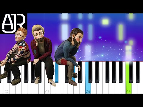 Way Less Sad - AJR piano tutorial
