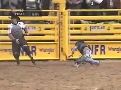 Zeb Lanham vs War Dance - 06 NFR, Rd 2 (94.5 pts)