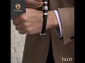 Pulsera De Cuero Para Hombre Elegante