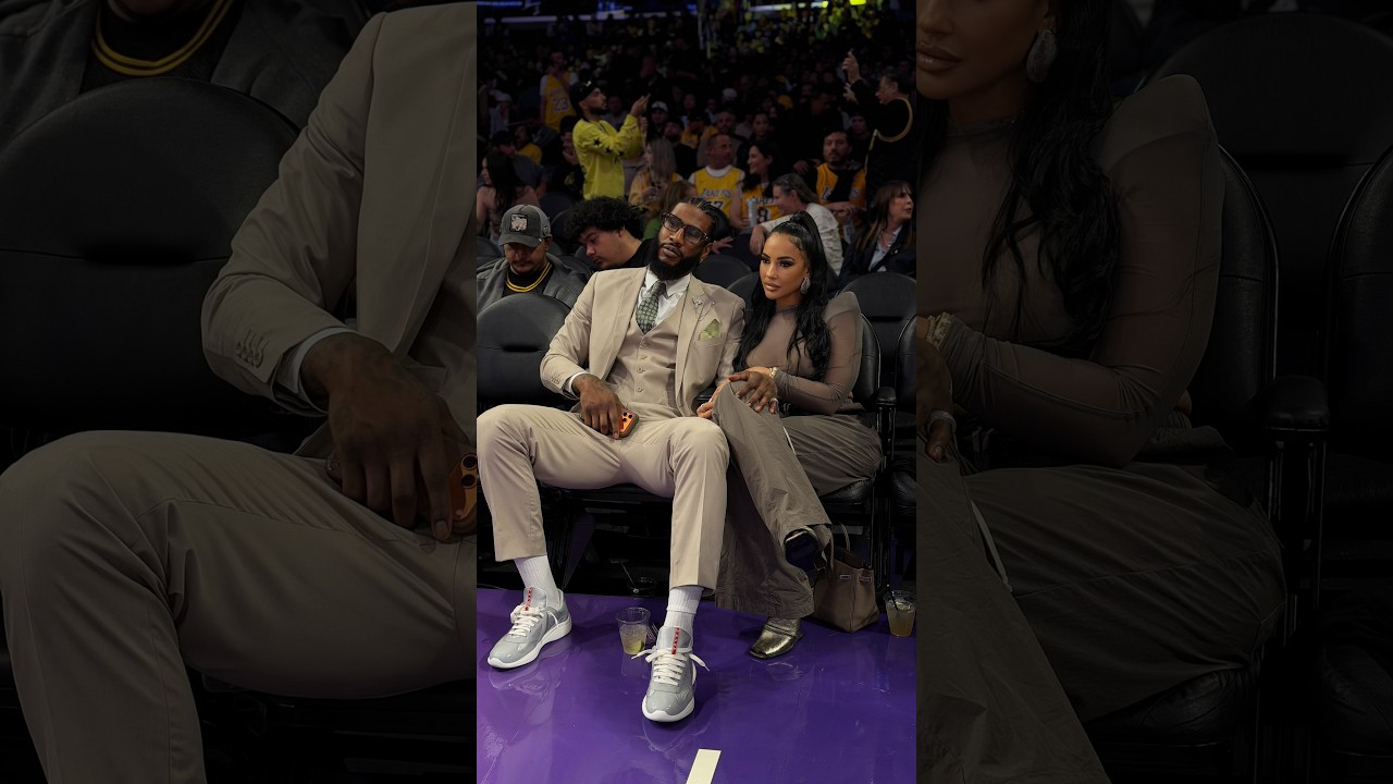 When Iman & Delicia finally goes PUBLIC at the Lakers Game!