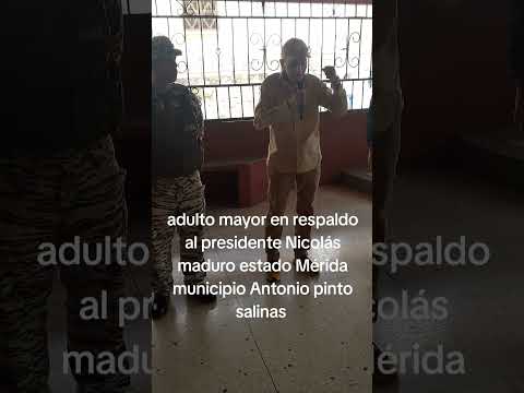 Estado Mérida municipio Antonio pinto salinas respaldo presidente Nicolás 🙏🚨📝💯🇻🇪