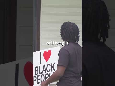 "I Heart Black People" Sign Prank in USA's Most Racist City🤬💀 #pranks