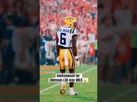 He wasn’t phased by the Clemson crowd 😤